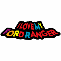 I LOVE my forD rANGER STICKER